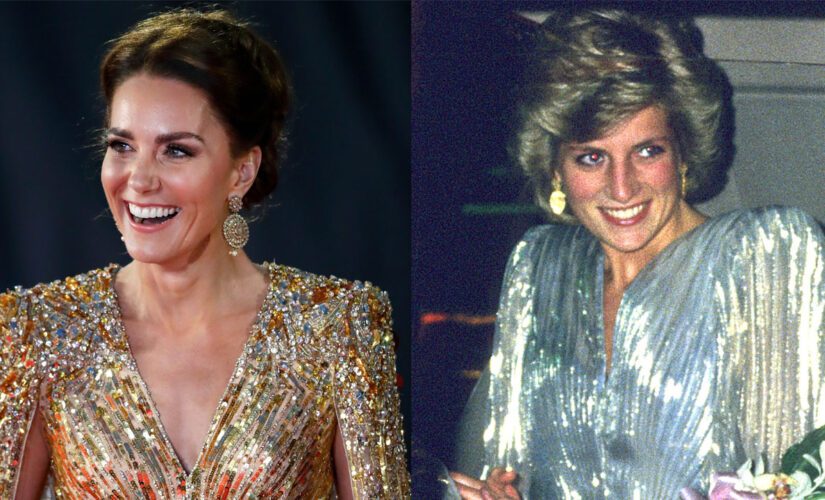 How Kate Middleton’s ‘No Time to Die’ premiere dress paid homage to Princess Diana