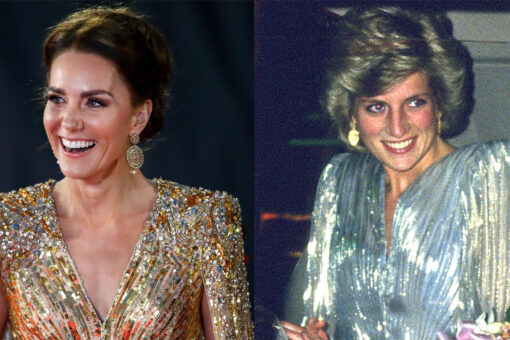 How Kate Middleton’s ‘No Time to Die’ premiere dress paid homage to Princess Diana