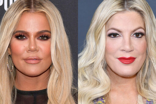 Tori Spelling denies plastic surgery rumors after claims she resembles Khloé Kardashian: It’s ‘all contouring’