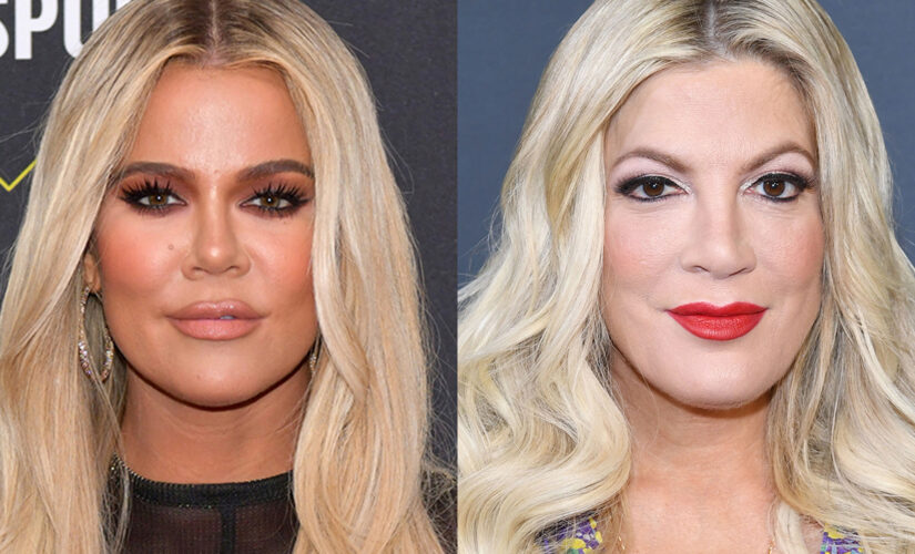Tori Spelling denies plastic surgery rumors after claims she resembles Khloé Kardashian: It’s ‘all contouring’