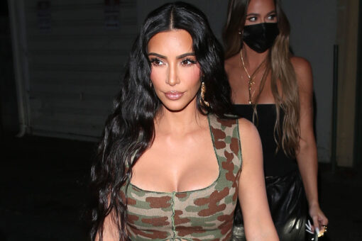 Kim Kardashian turns heads in New York City with black, leather dominatrix-style outfit ahead of the Met Gala