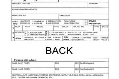LAPD officers told to collect social media information from civilians being stopped