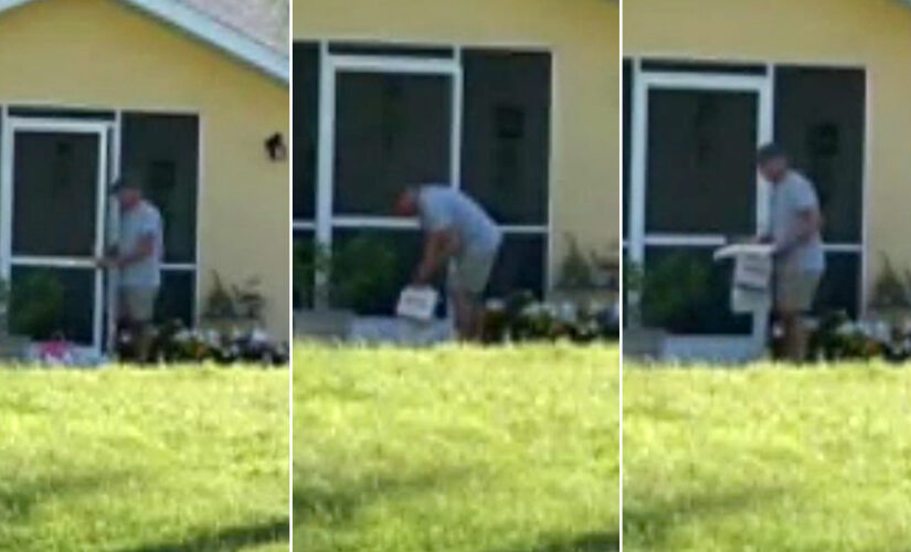 Brian Laundrie’s dad receives Dunkin Donuts, other packages outside house as America hunts son