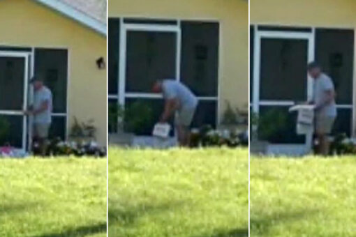 Brian Laundrie’s dad receives Dunkin Donuts, other packages outside house as America hunts son
