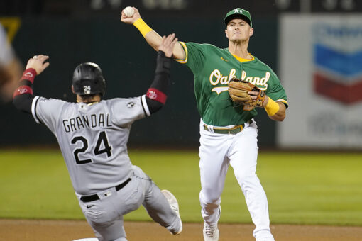 Chapman homers, Montas shuts down White Sox as A’s end skid