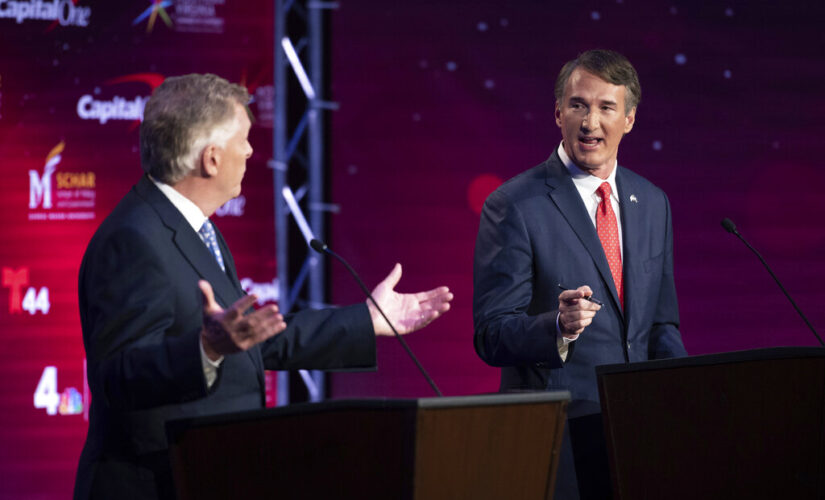 Trump not on stage but front and center in Virginia, New Jersey gubernatorial debates