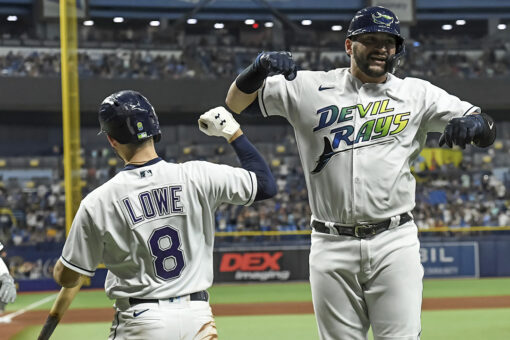 Rays clinch 2nd straight AL East title, beat Marlins 7-3