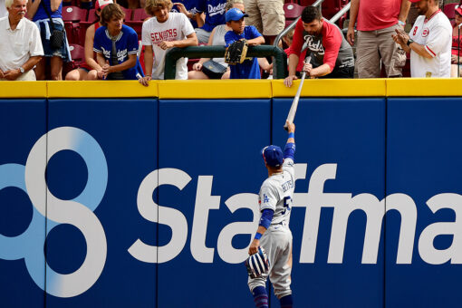Mookie Betts makes nice bat-for-ball trade with fan