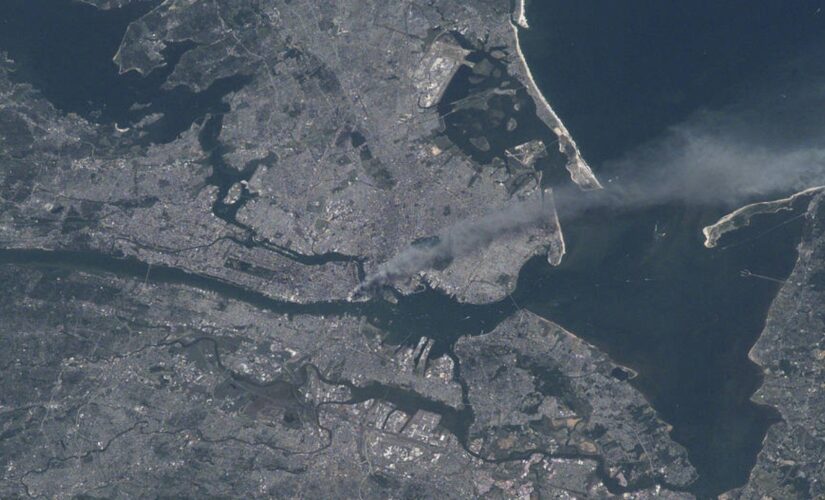 NASA satellite image shows impact of 9/11 attacks
