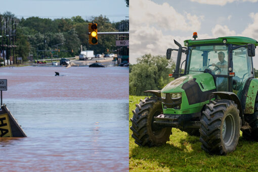 Banjo Buddies: Man saved from Ida flood waters in New Jersey by farmer friend with tractor