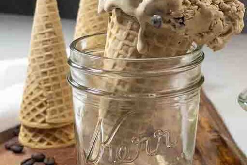 5-ingredient no-churn coffee ice cream for International Coffee Day