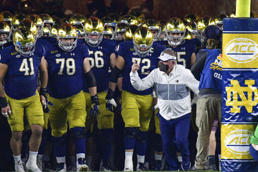 Notre Dame’s Brian Kelly walks back what some considered ‘coach in waiting’ talk
