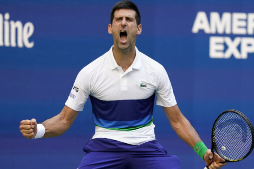 Djokovic lets emotions show at US Open as Grand Slam nears
