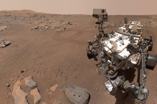 Mars images show Perseverance rover at work