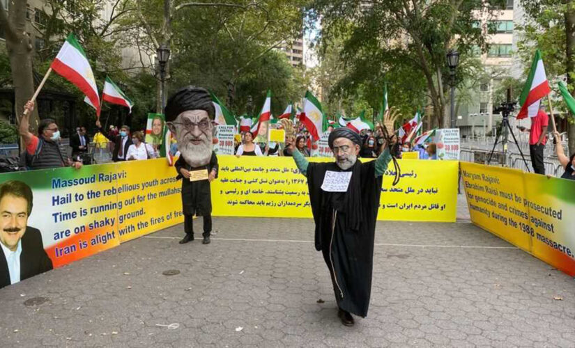 As Iranian leader Raisi addresses UN General Assembly, dissidents call for pressure on regime