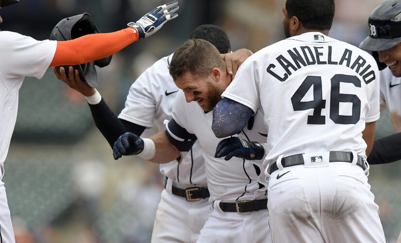 Candelario 2 homers, Tigers walk off Rays with walk in 11th