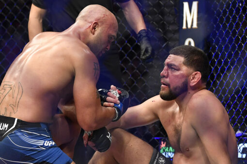 Robbie Lawler-Nick Diaz UFC 266 fight lives up to hype, ends with technical knockout