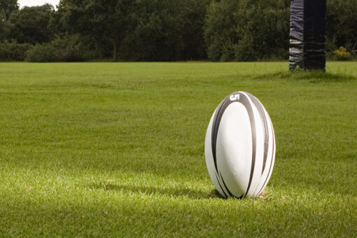 French rugby match sees brutal tackle in the middle of tight game