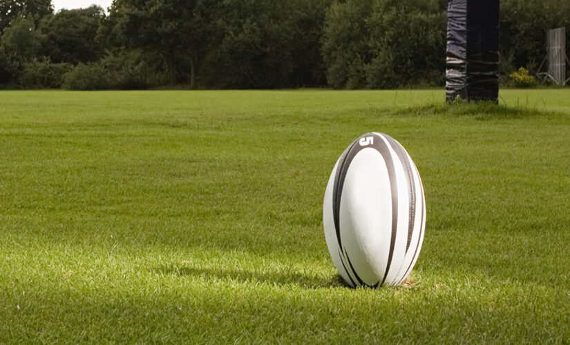 French rugby match sees brutal tackle in the middle of tight game