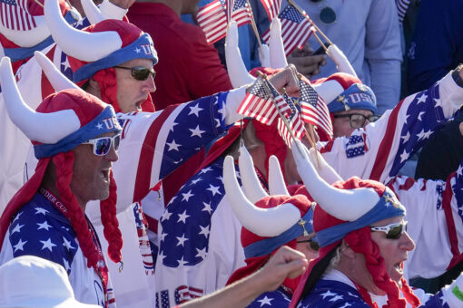 Golf fans spontaneously belt out national anthem, ‘USA’ chants at Ryder Cup