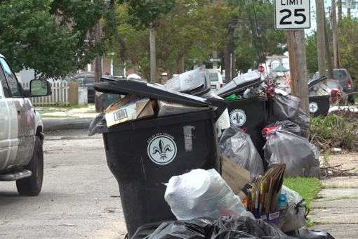 New Orleans residents hold ‘trash parade’ protest after garbage pickup delayed 3 weeks post Hurricane Ida