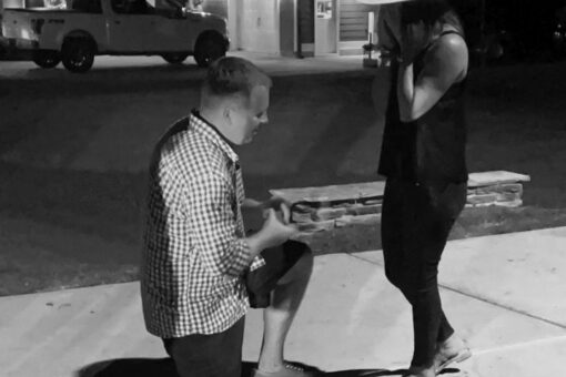 Man rescues engagement ring, proposes after home burns down