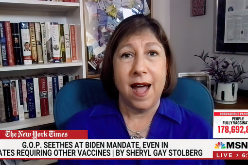 New York Times reporter: Getting vaccinated is ‘not a personal choice’ during a pandemic