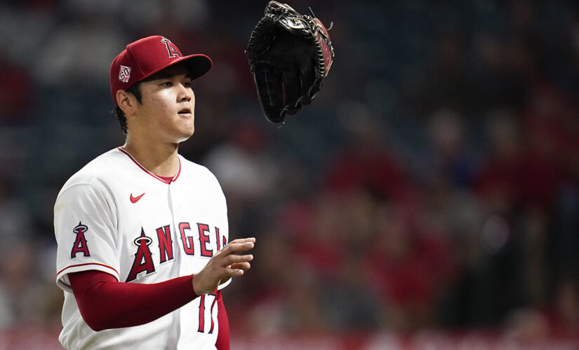 Ohtani strikes out 8 on 117 pitches, Angels beat Rangers 3-2