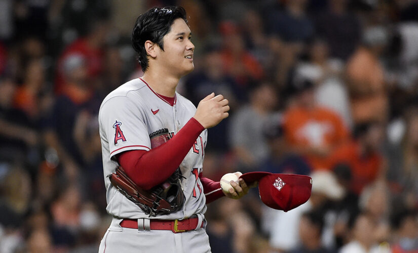 Ohtani hits 44th HR, but Astros tag him in win over Angels