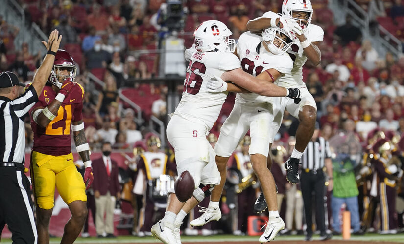 McKee leads Stanford’s 42-28 upset rout of No. 14 USC