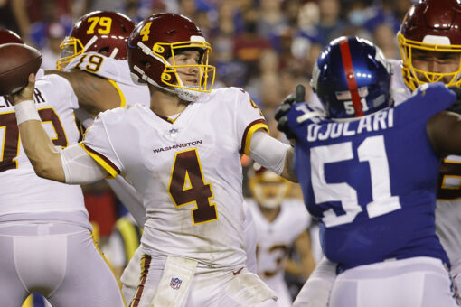Taylor Heinicke’s Washington teammates heap praise on quarterback