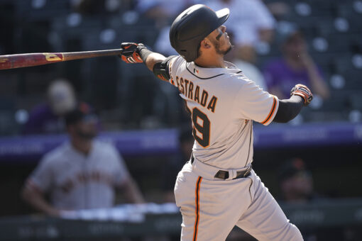 Estrada, Gausman lead Giants past Rockies, 10-5