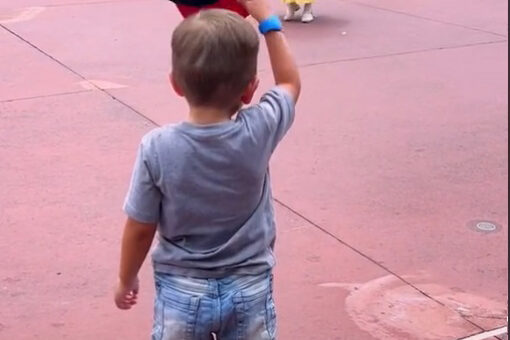 ‘A true gentleman’: 4-year-old tipping his hat to Disney princesses gets love from millions