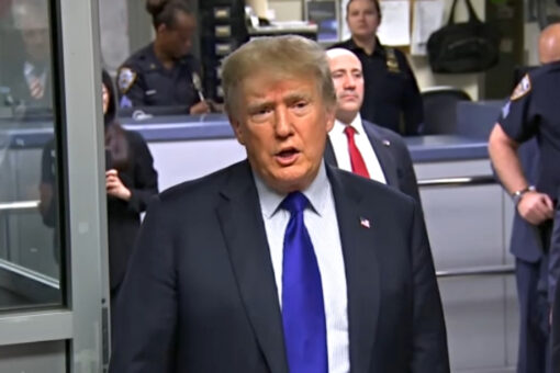 Trump tells NY cop ‘I think you’re going to be happy’ when asked if he’ll run again in 2024