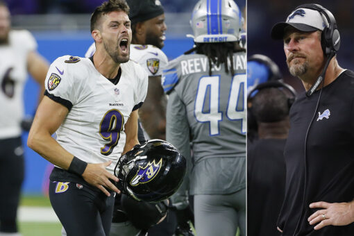 Ravens’ record-breaking field goal comes with controversy, Lions coach says apology won’t matter
