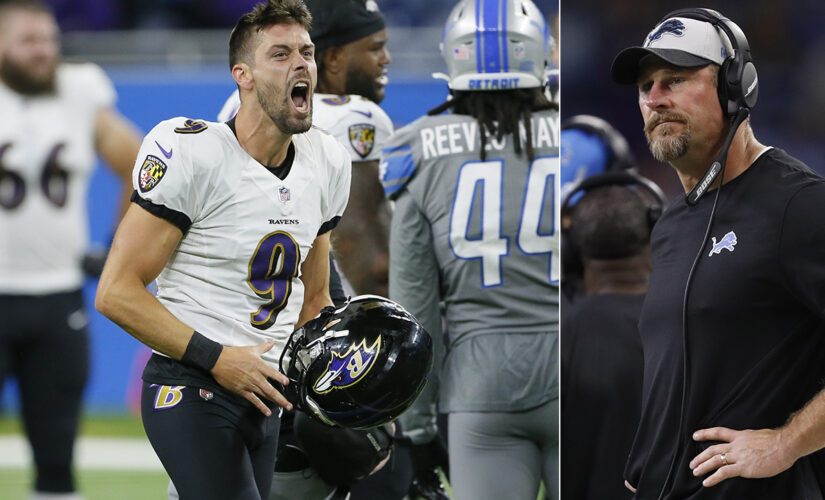 Ravens’ record-breaking field goal comes with controversy, Lions coach says apology won’t matter