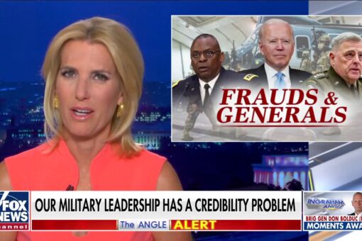 Ingraham: Biden’s ‘frauds and generals’ are sycophants: ‘MacArthur and Eisenhower wouldn’t put up with them’