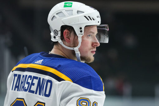 Blues’ Vladimir Tarasenko vows to ‘work 100%’ after offseason’s uncertainty