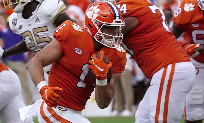 No. 6 Clemson uses goal-line stand to hold off Georgia Tech