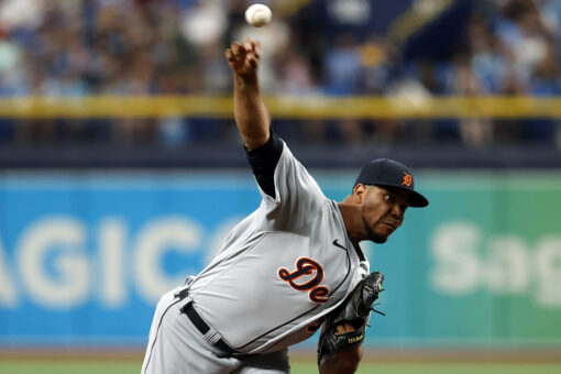 Tigers, Peralta slow AL-East leading Rays 2-0