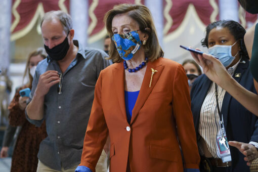 Woody Harrelson spotted with Nancy Pelosi in Washington