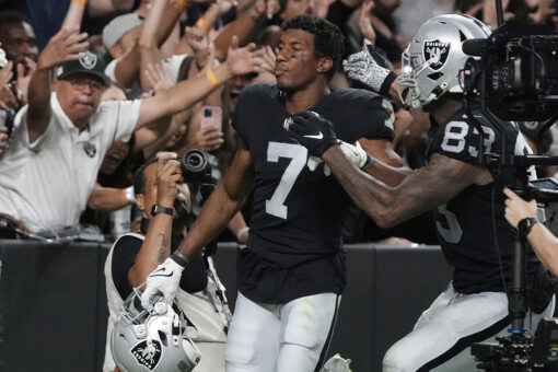 Raiders beat Ravens in rollercoaster overtime finish: ‘This game is crazy’