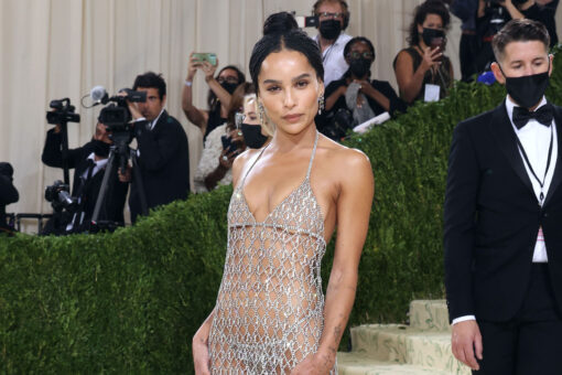 Zoë Kravitz responds after social media user comments on star’s ‘practically naked’ look at the 2021 Met Gala