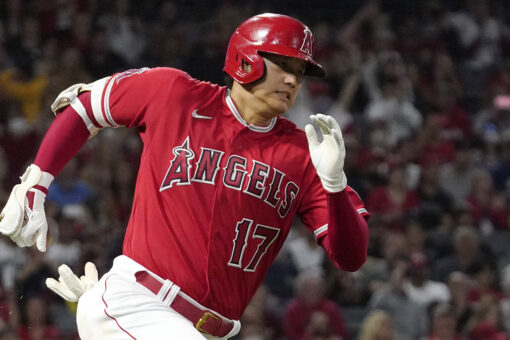Ohtani hits consecutive triples, Angels rout Mariners 14-1