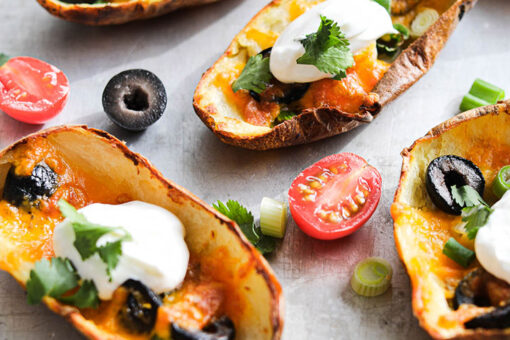 Crispy loaded potato skins for NFL game day: Try the recipe