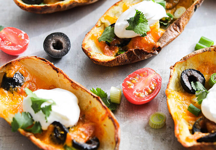 Crispy loaded potato skins for NFL game day: Try the recipe