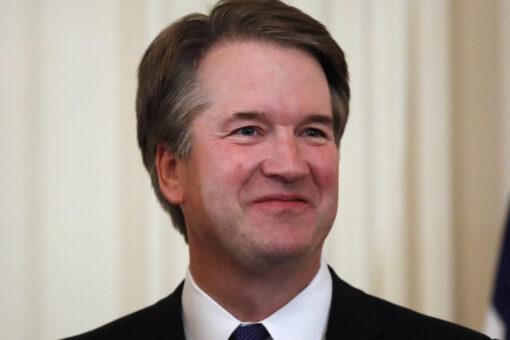 Dozens of protesters march on Justice Kavanaugh’s home in response to Texas abortion law ruling