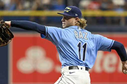 Baz’s 5 2/3 scoreless innings helps Rays sweep Marlins 3-2