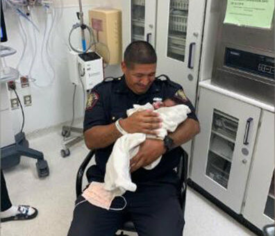New Jersey police officer catches 1-month-old baby dropped off balcony