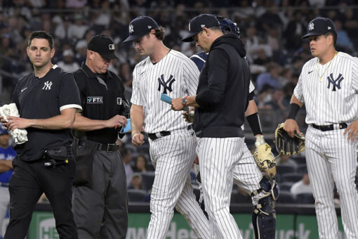 Boone says Yanks ace Cole ‘encouraged’ about his condition